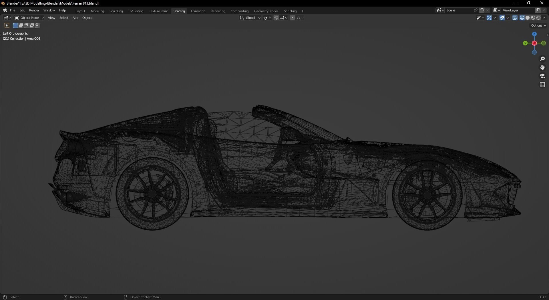 2023 Ferrari 812 Superfast 3D model_10