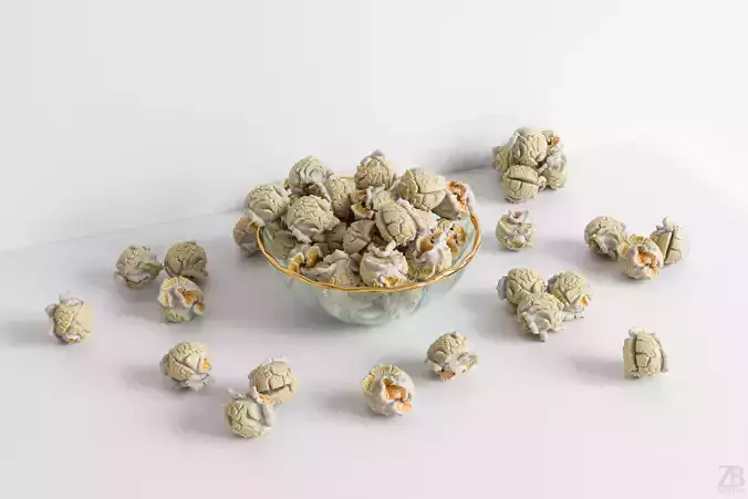 Popcorn 3D model