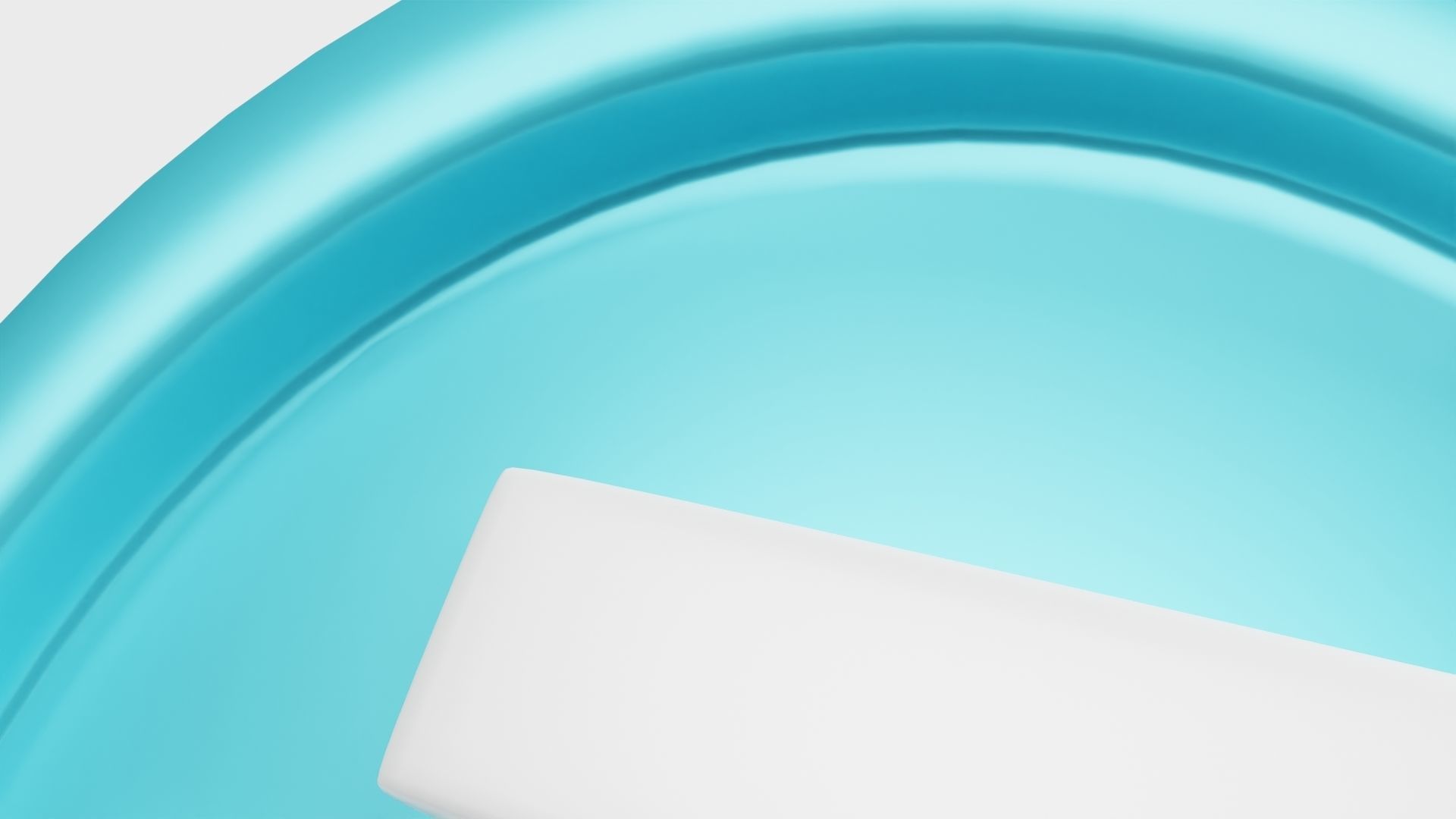 FTX Token or FTT Teal Crypto Coin with cartoon style 3D model_4