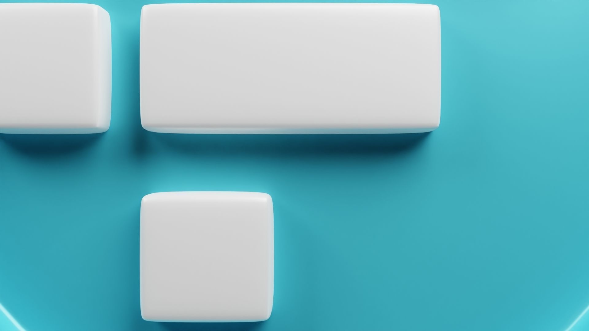 FTX Token or FTT Teal Crypto Coin with cartoon style 3D model_5