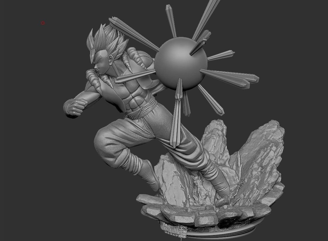 Super Saiyan Gogeta  3D print model_6