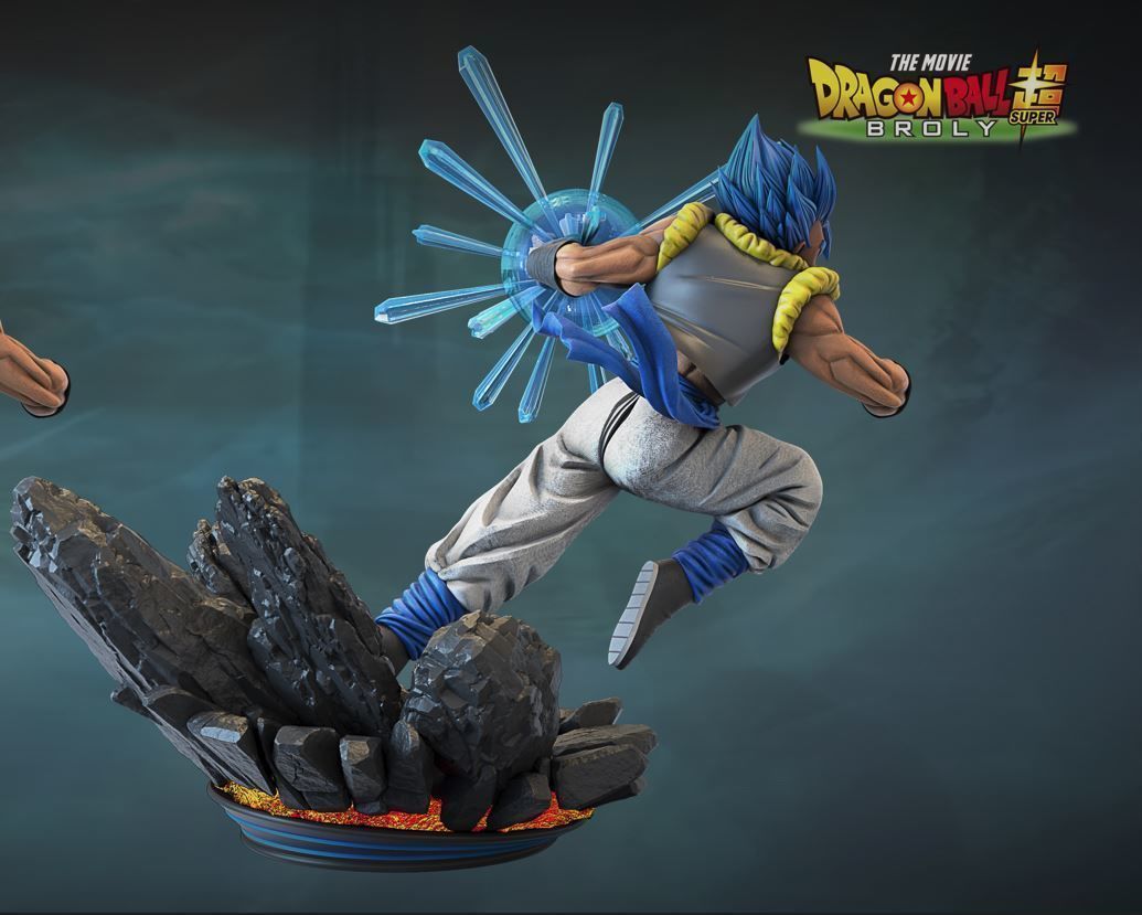 Super Saiyan Gogeta  3D print model_3