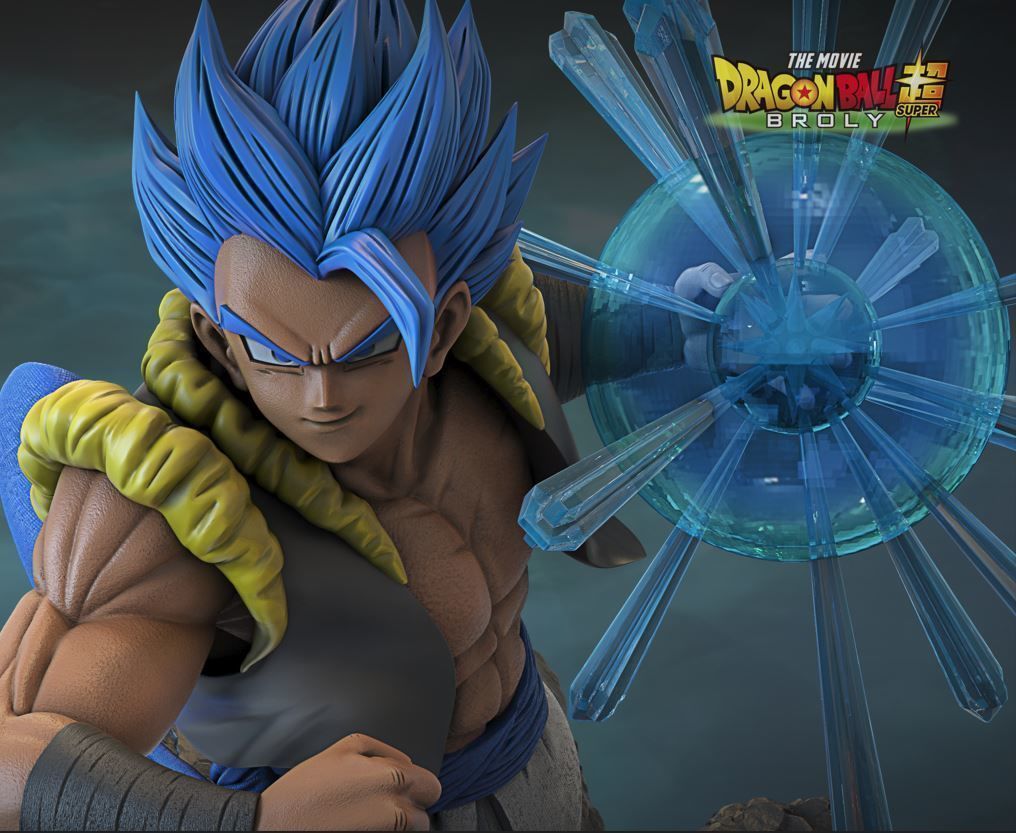Super Saiyan Gogeta  3D print model_4