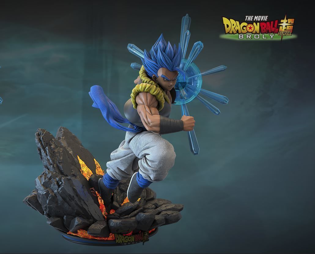 Super Saiyan Gogeta  3D print model_1