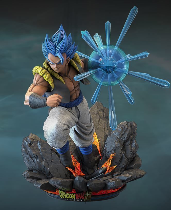 Super Saiyan Gogeta  3D print model_5