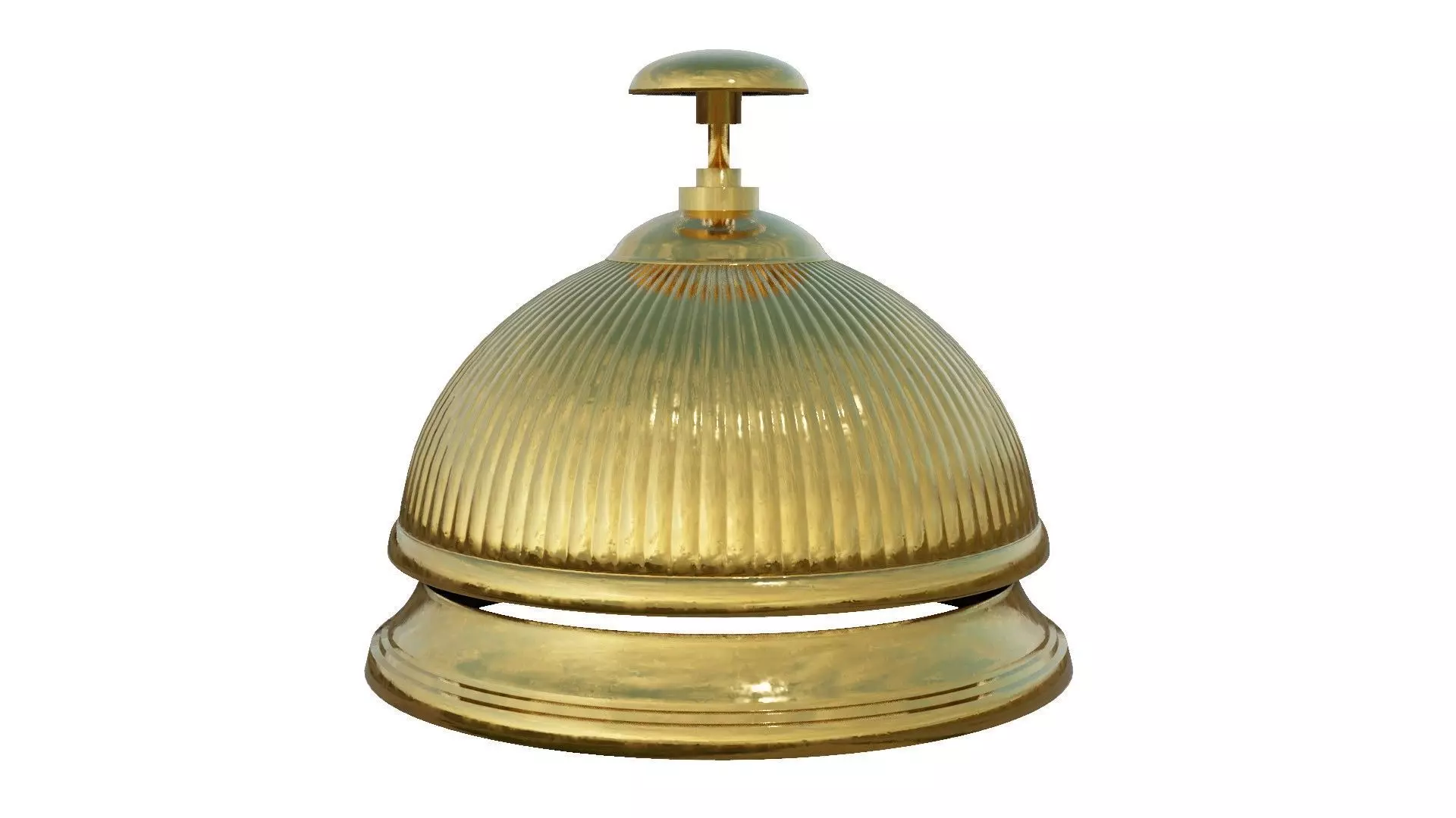 Brass Bell 3D Model 3D model_0