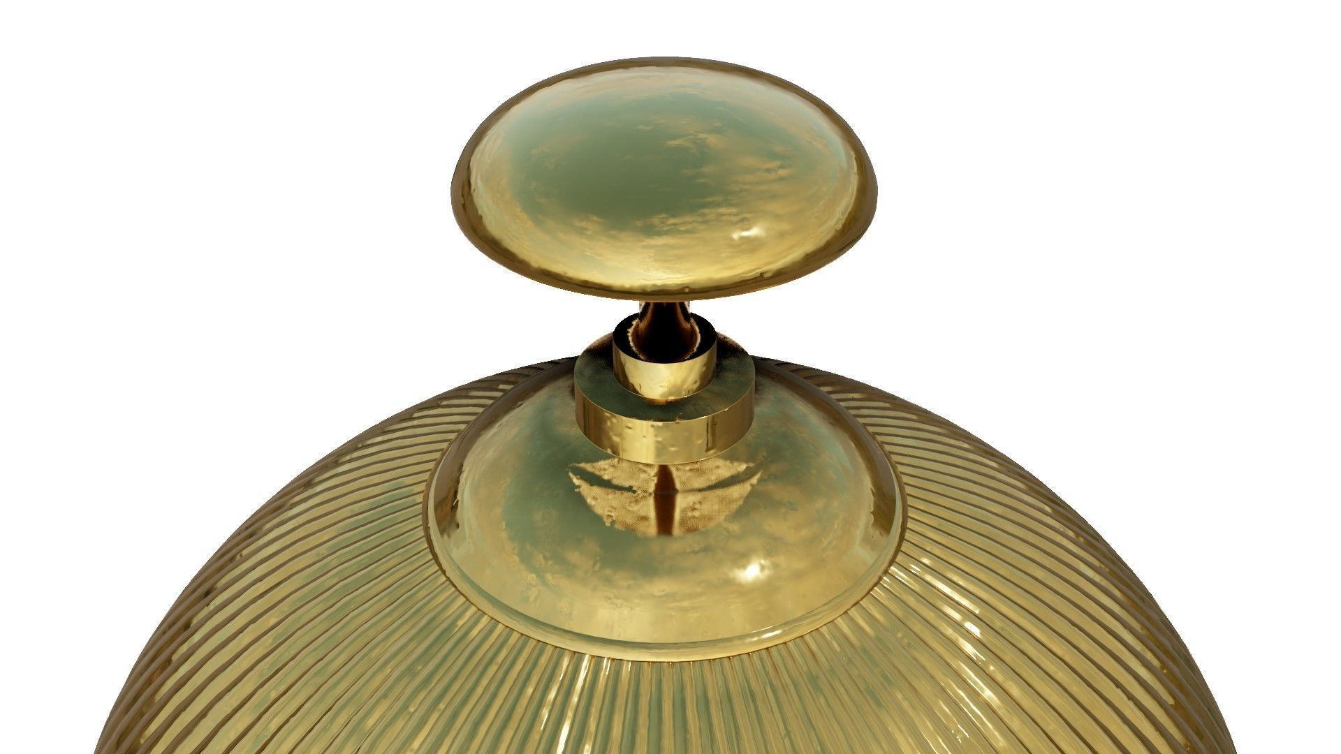 Brass Bell 3D Model 3D model_7