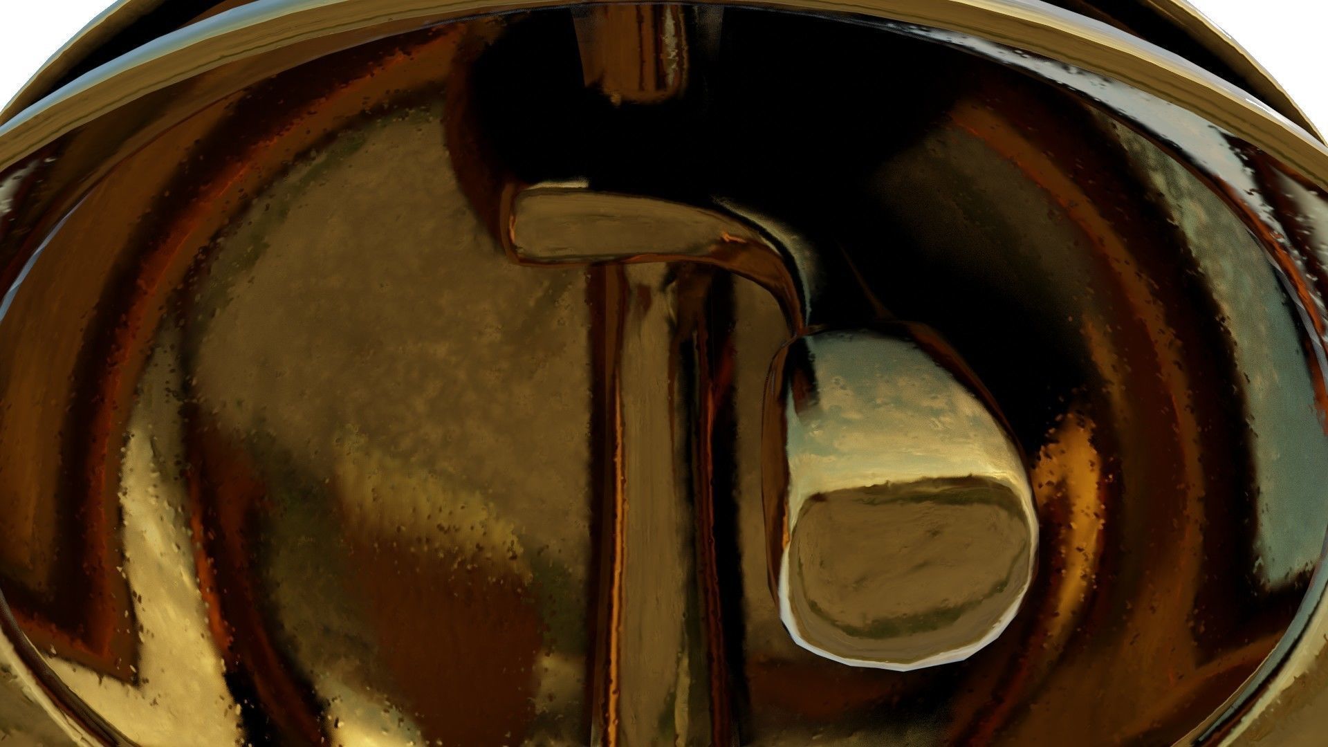 Brass Bell 3D Model 3D model_2