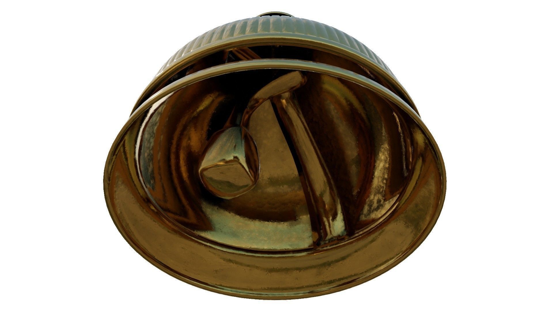 Brass Bell 3D Model 3D model_9
