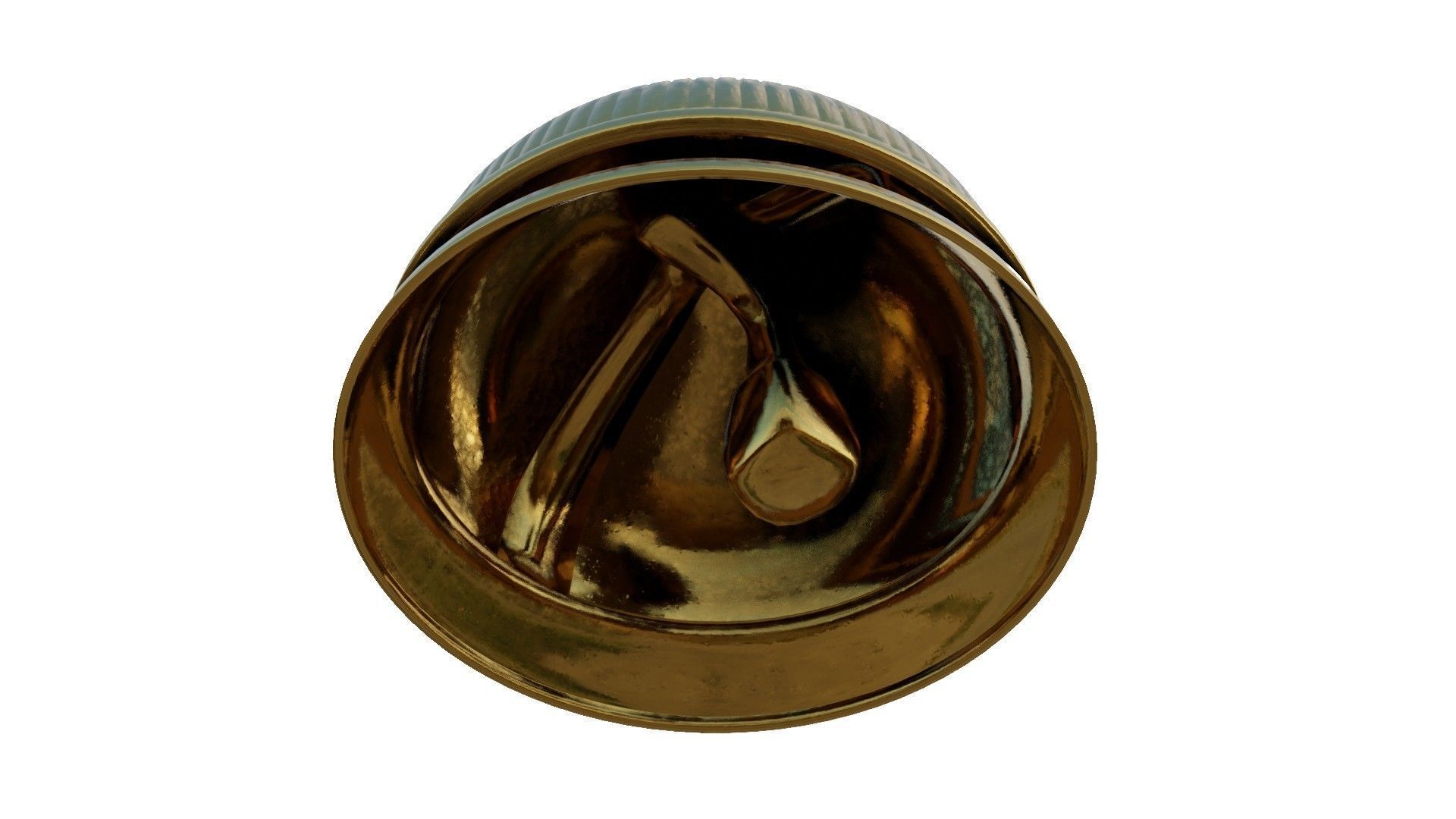 Brass Bell 3D Model 3D model_4