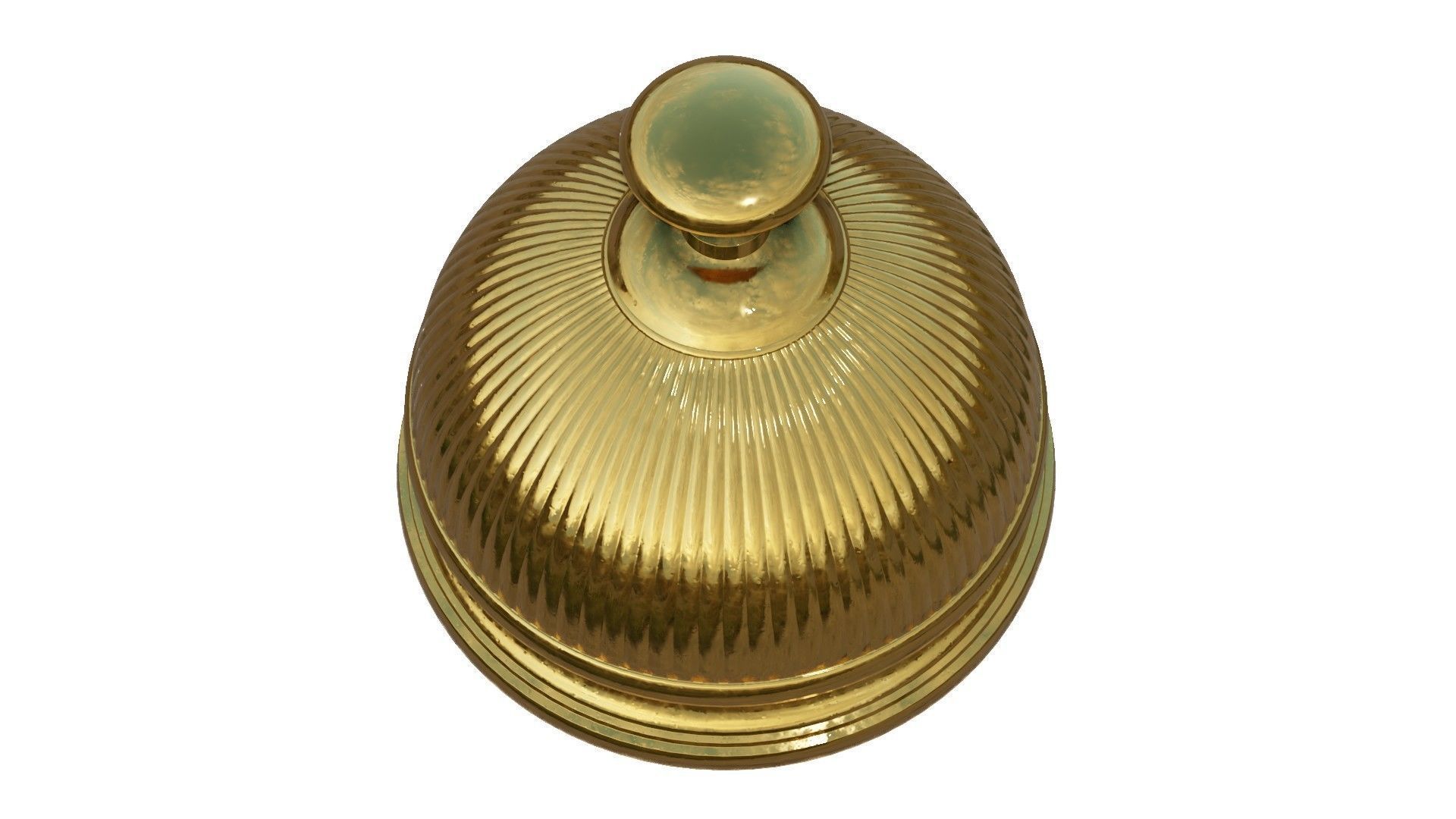 Brass Bell 3D Model 3D model_12
