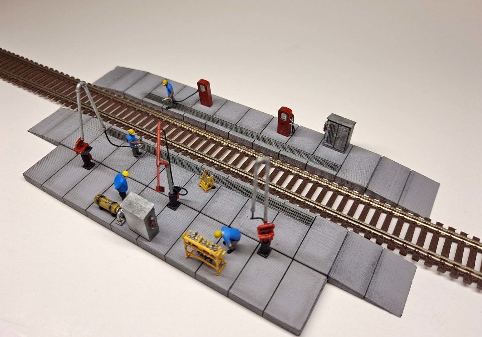 N Scale Fuel Depot 3D print model_2