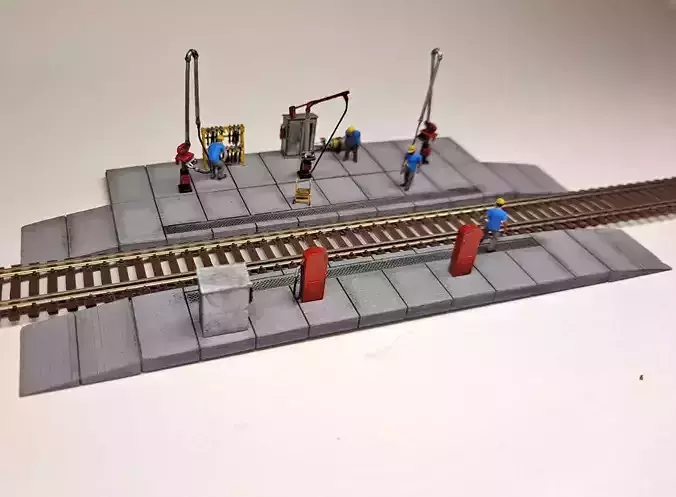 N Scale Fuel Depot 3D print model