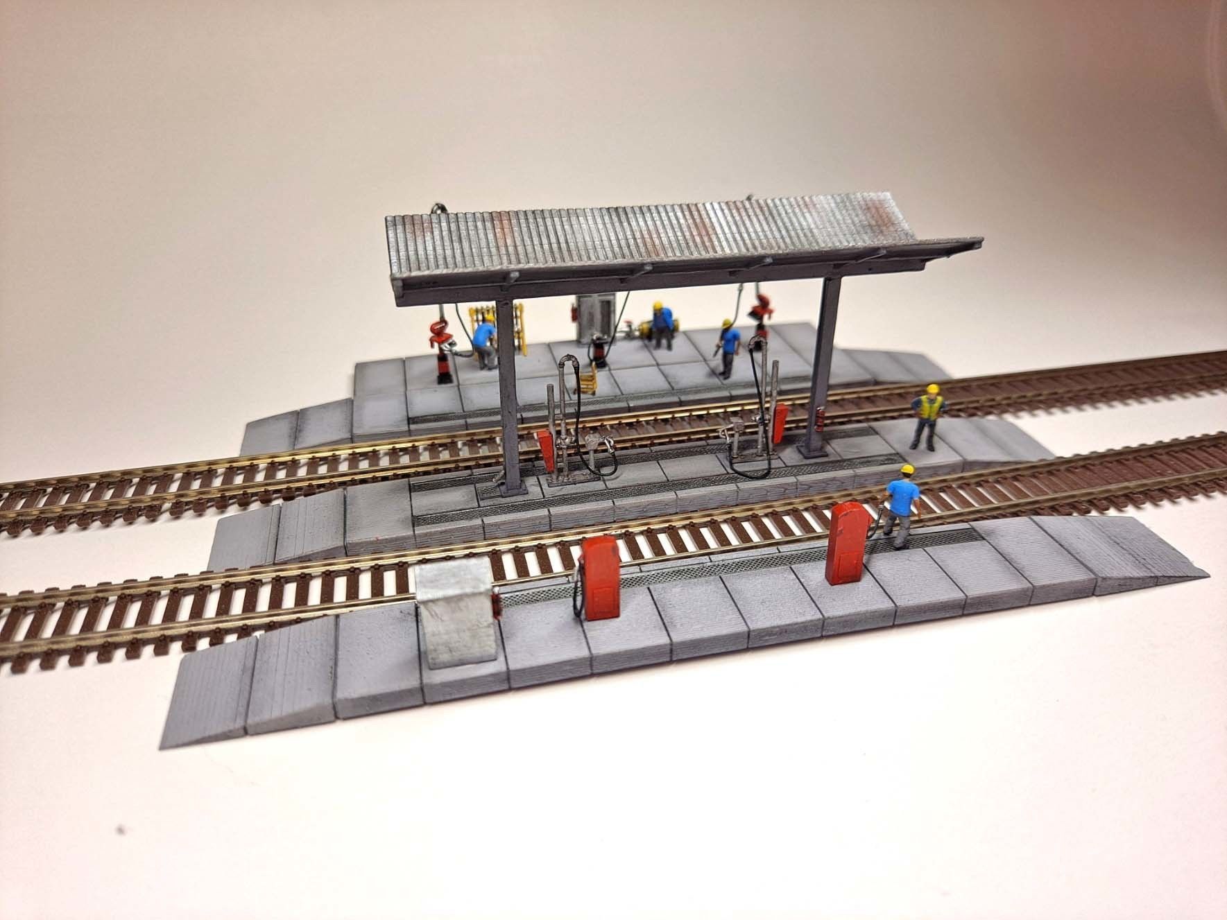 N Scale Fuel Depot 3D print model_4