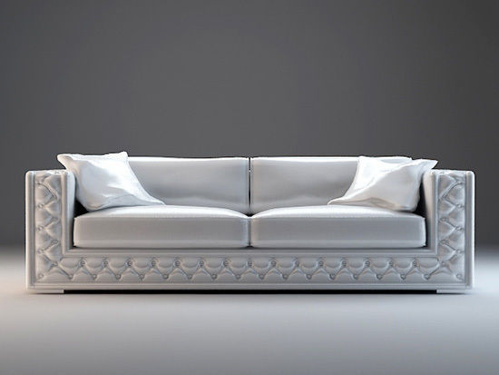 Modern furniture armchair seater free interior classic 3D print model_9