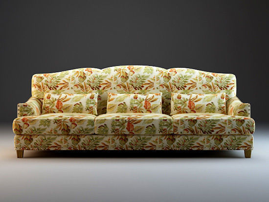 Modern furniture armchair seater free interior classic 3D print model_22