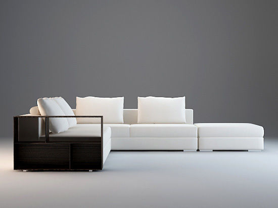 Modern furniture armchair seater free interior classic 3D print model_12