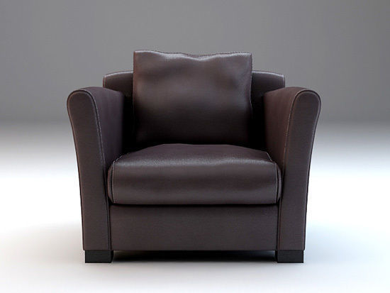 Modern furniture armchair seater free interior classic 3D print model_7