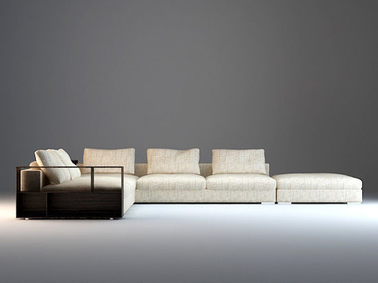 Modern furniture armchair seater free interior classic 3D print model_13