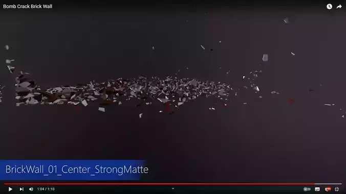 BrickWall 01 Center StrongMatte