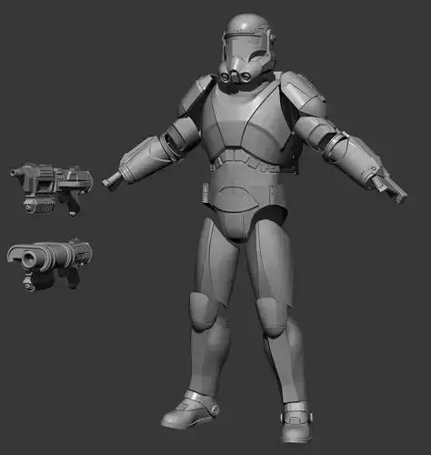 Commando Hunter Armor One12 Scale 3D files