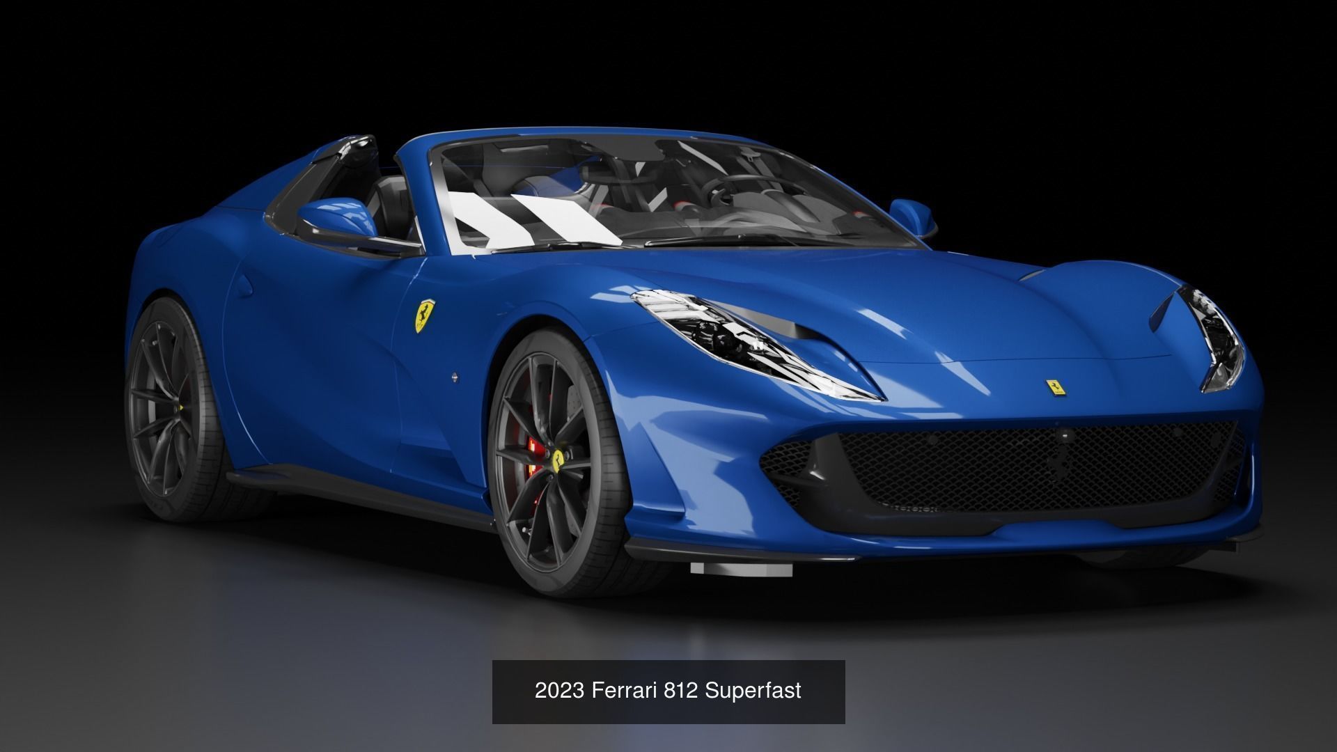SUPERCARS - McLaren 765LT Spider and Ferrari 812 Superfast 3D Model Collection_2