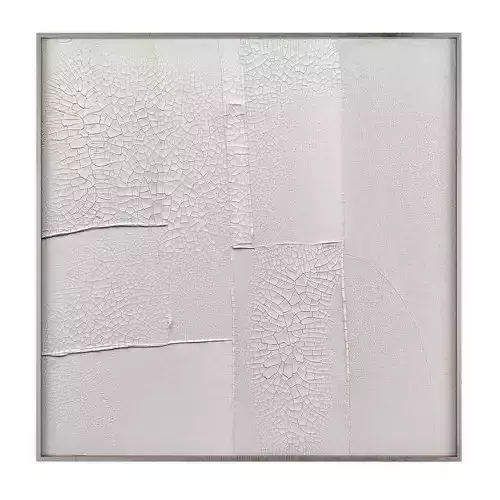 Art329 abstract painting in wooden frame