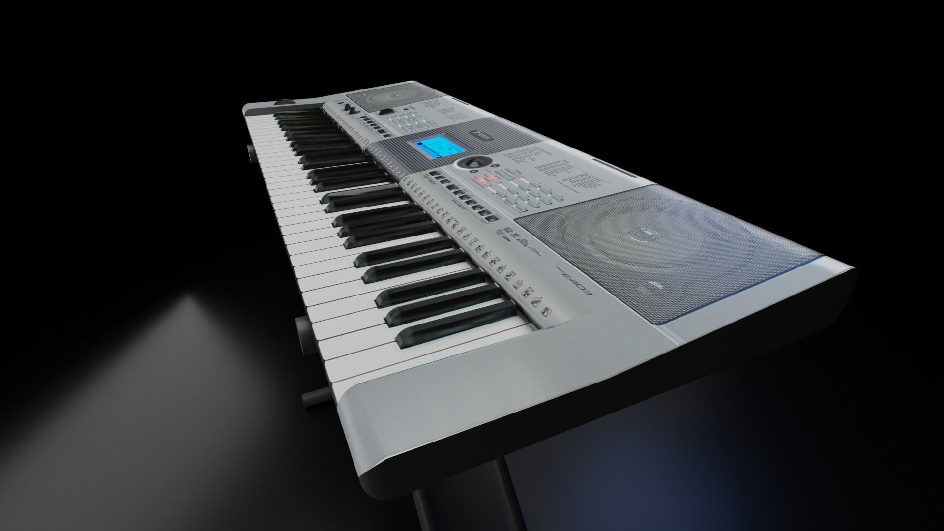 YAMAHA - Alto Sax - Tenor Sax and PSR-E403 Keyboard 3D Model Collection_20