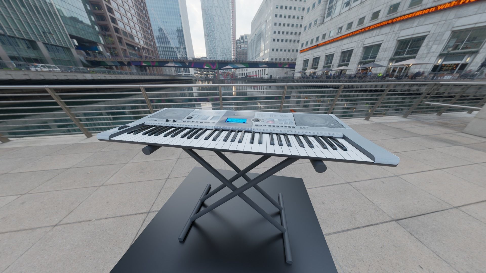 YAMAHA - Alto Sax - Tenor Sax and PSR-E403 Keyboard 3D Model Collection_28