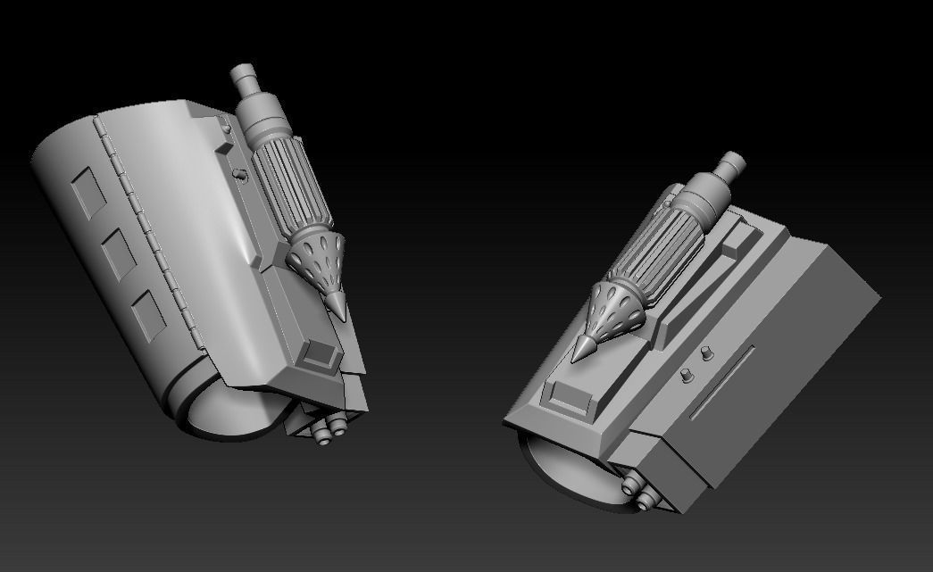 Jango Fett Full Size Props Armor 3D STL  files 3D print model_3