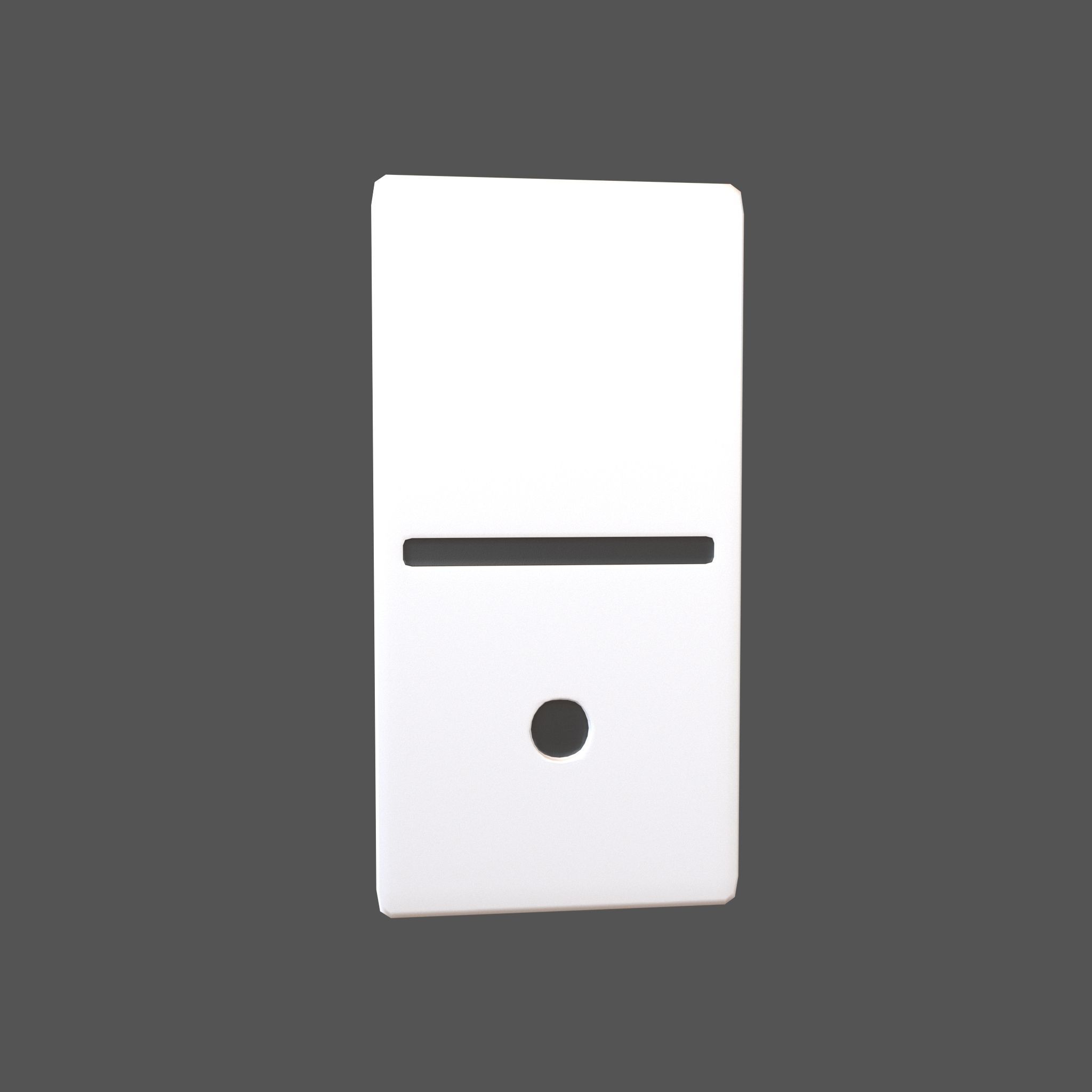 Dominoes V5 Pack 01 Low-poly 3D model_1