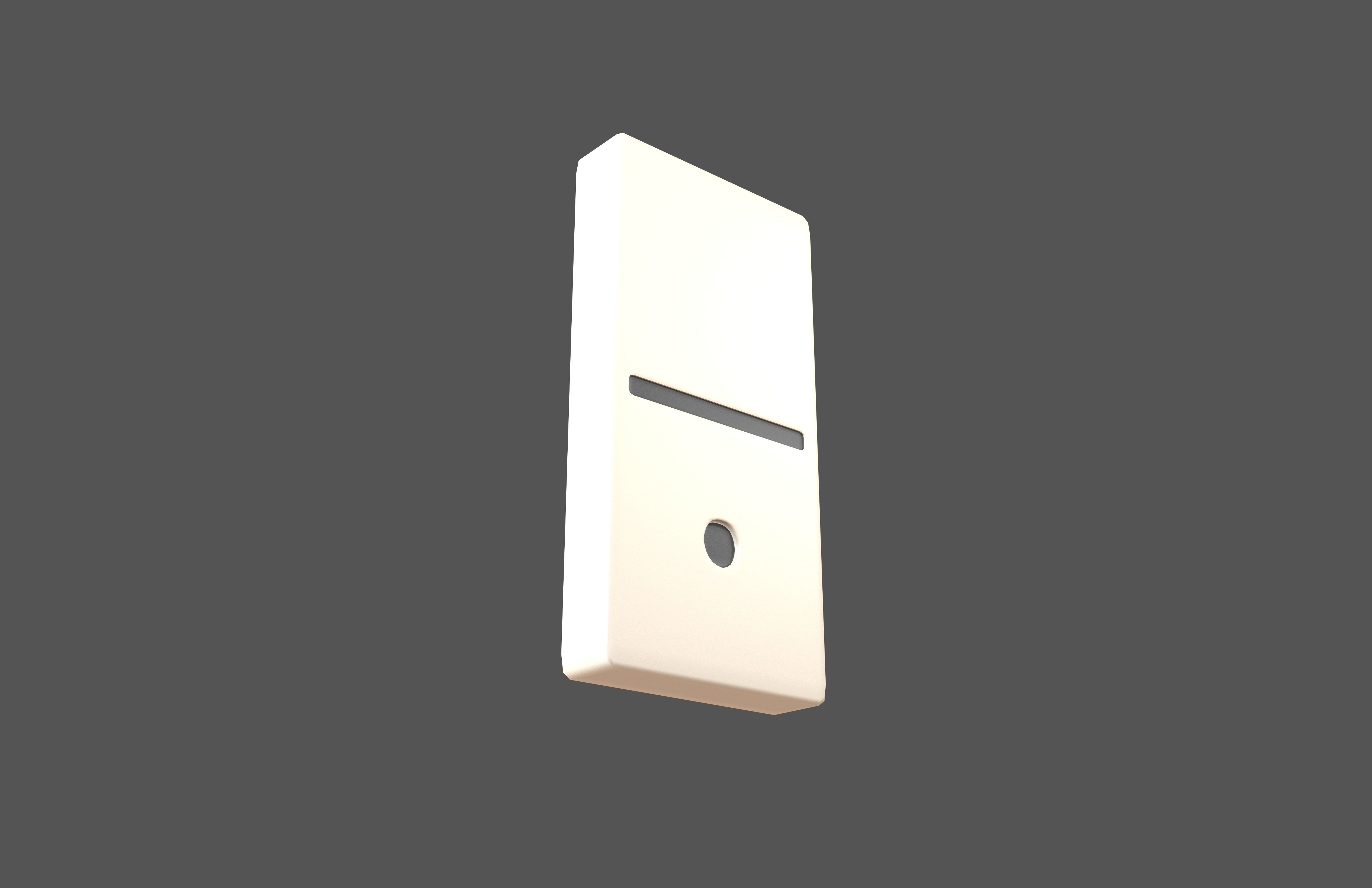 Dominoes V5 Pack 01 Low-poly 3D model_19