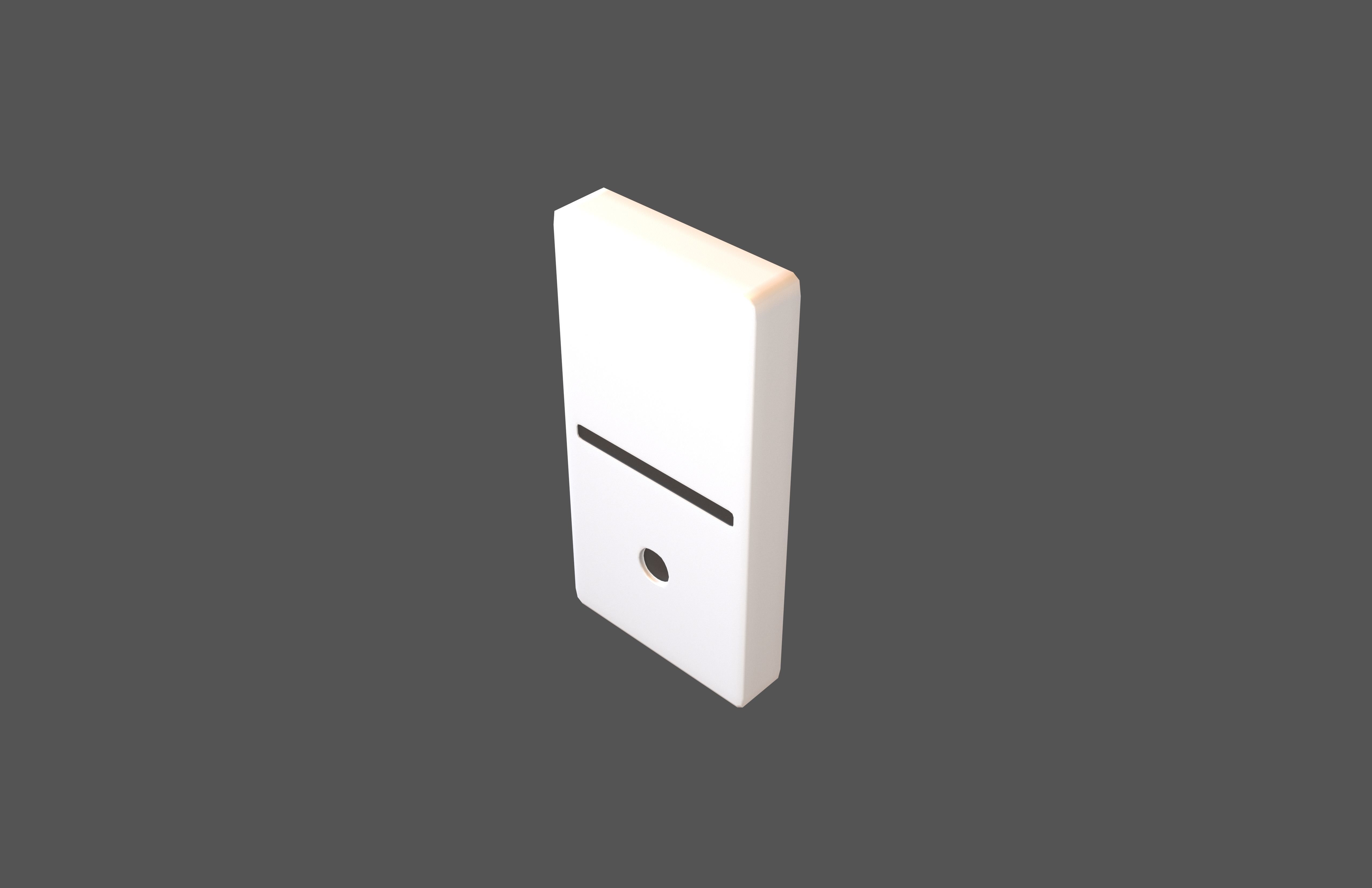 Dominoes V5 Pack 01 Low-poly 3D model_3