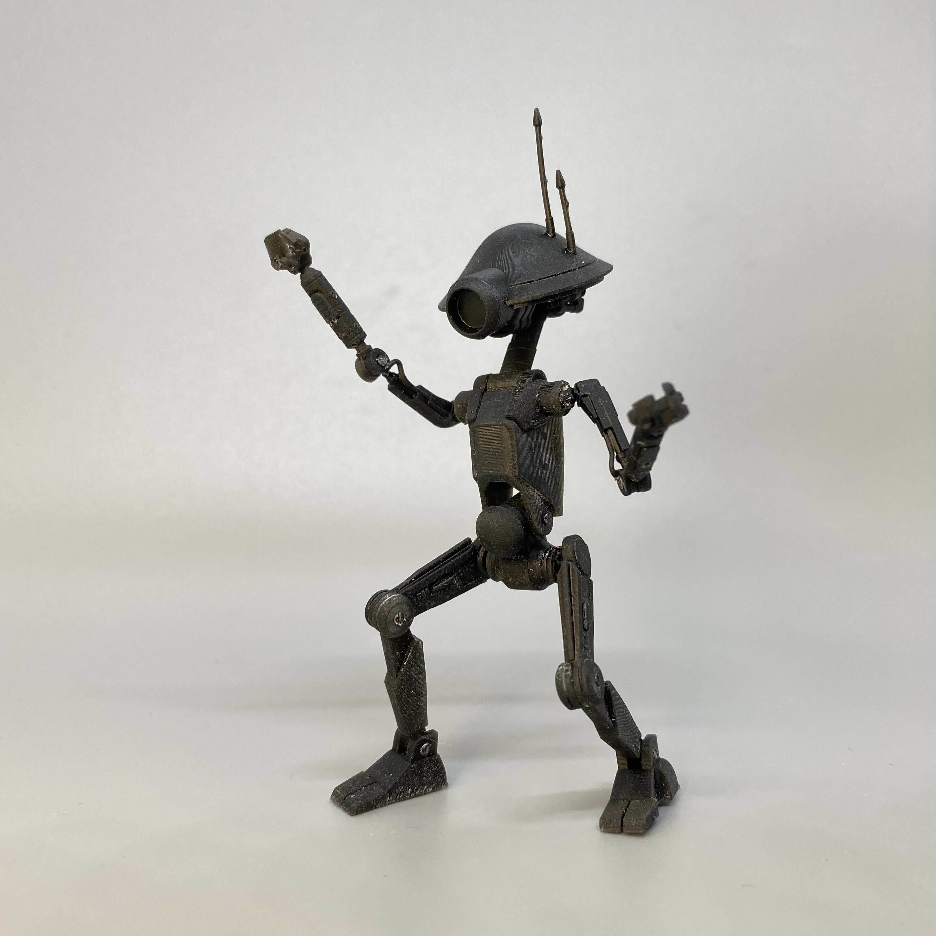 Pit Droid Articulation One12 Scale 3D files 3D print model_3