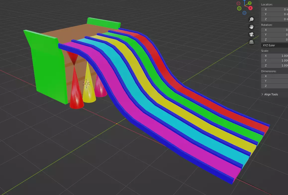 Slide Color for mod beamng farming simulator 3D model_0