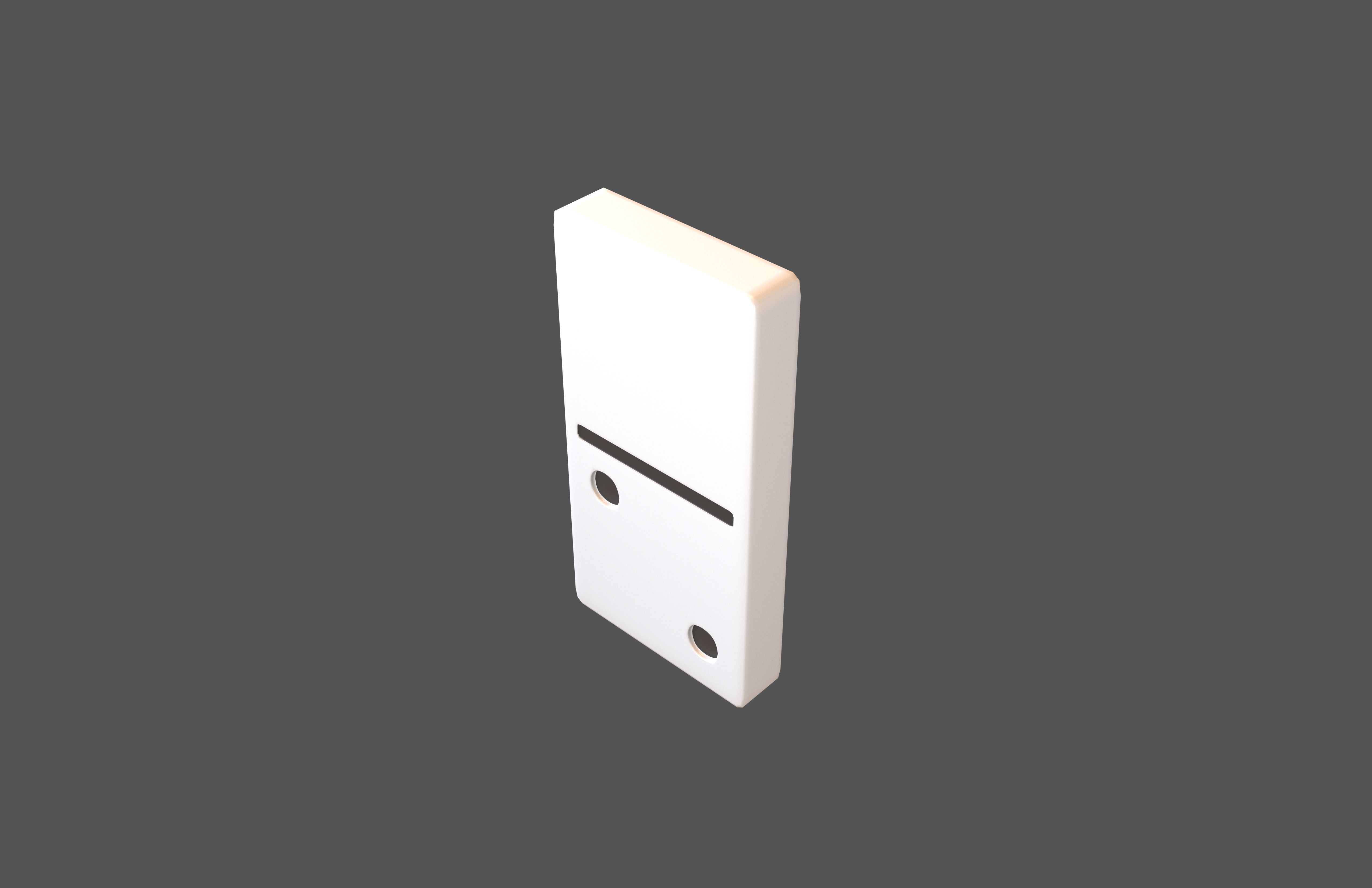 Dominoes V6 Pack 01 Low-poly 3D model_3