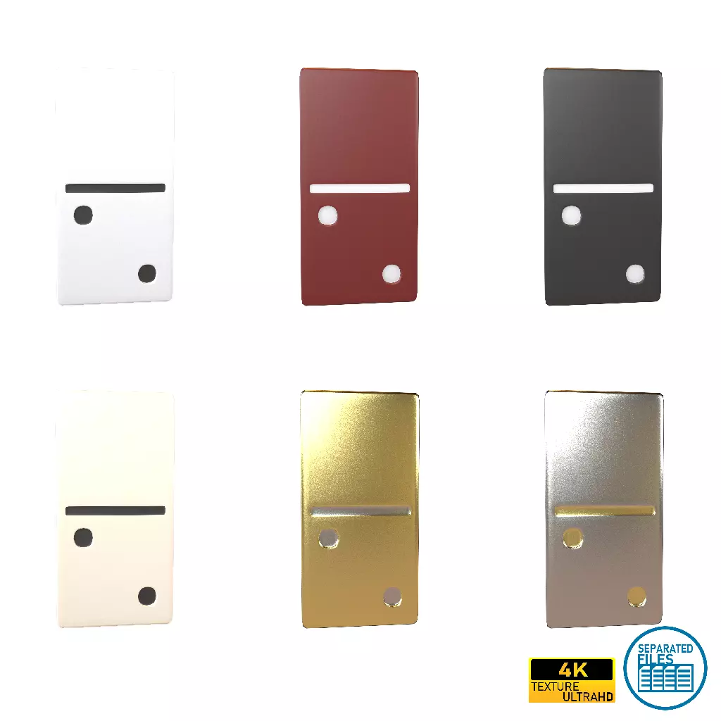 Dominoes V6 Pack 01 Low-poly 3D model_0