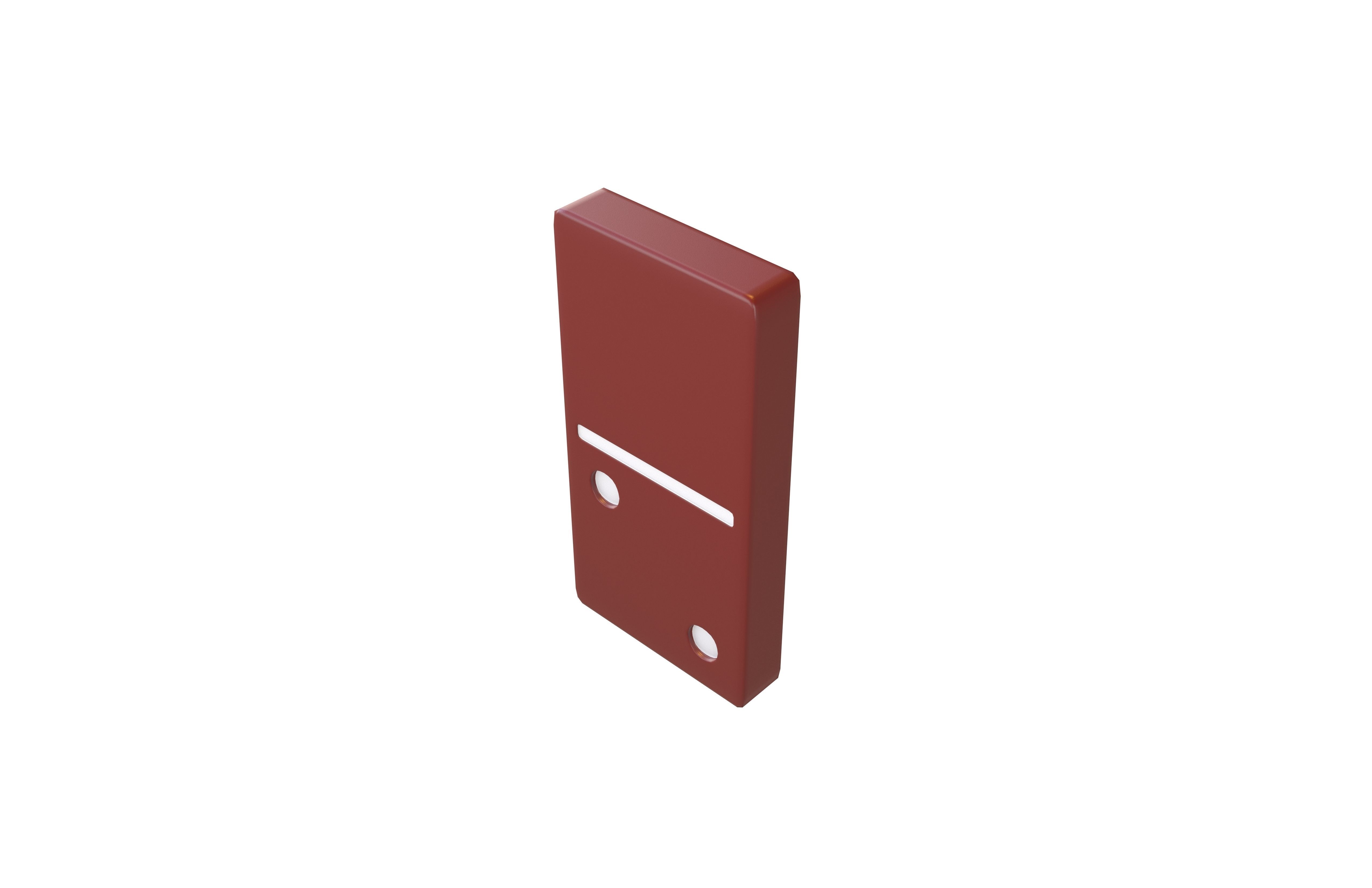 Dominoes V6 Pack 01 Low-poly 3D model_15