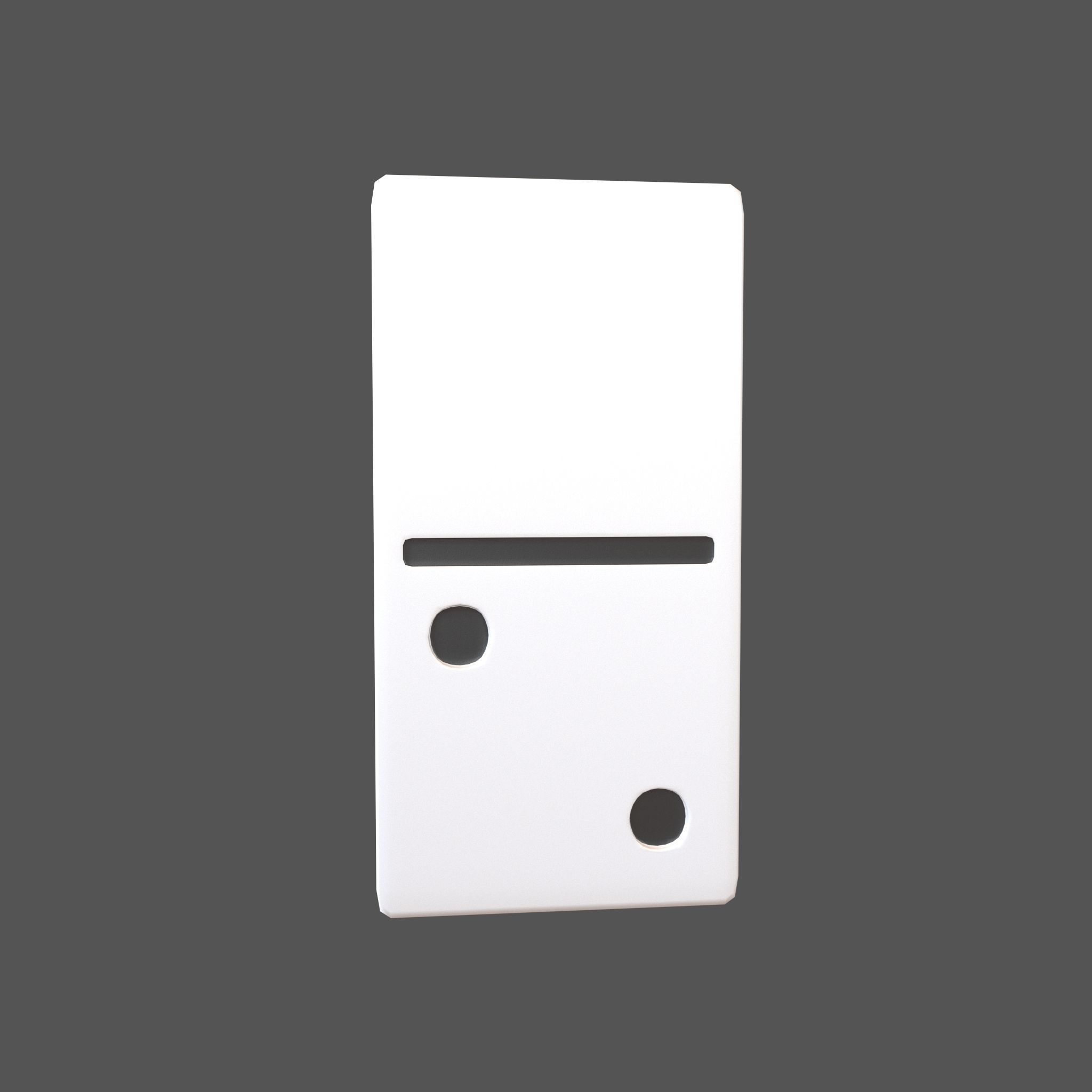 Dominoes V6 Pack 01 Low-poly 3D model_1