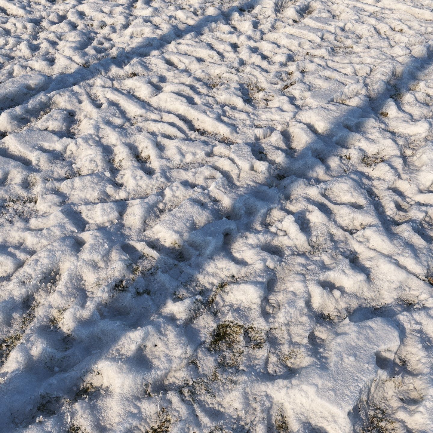 8k seamless snow square material 02 Low-poly 3D model_4