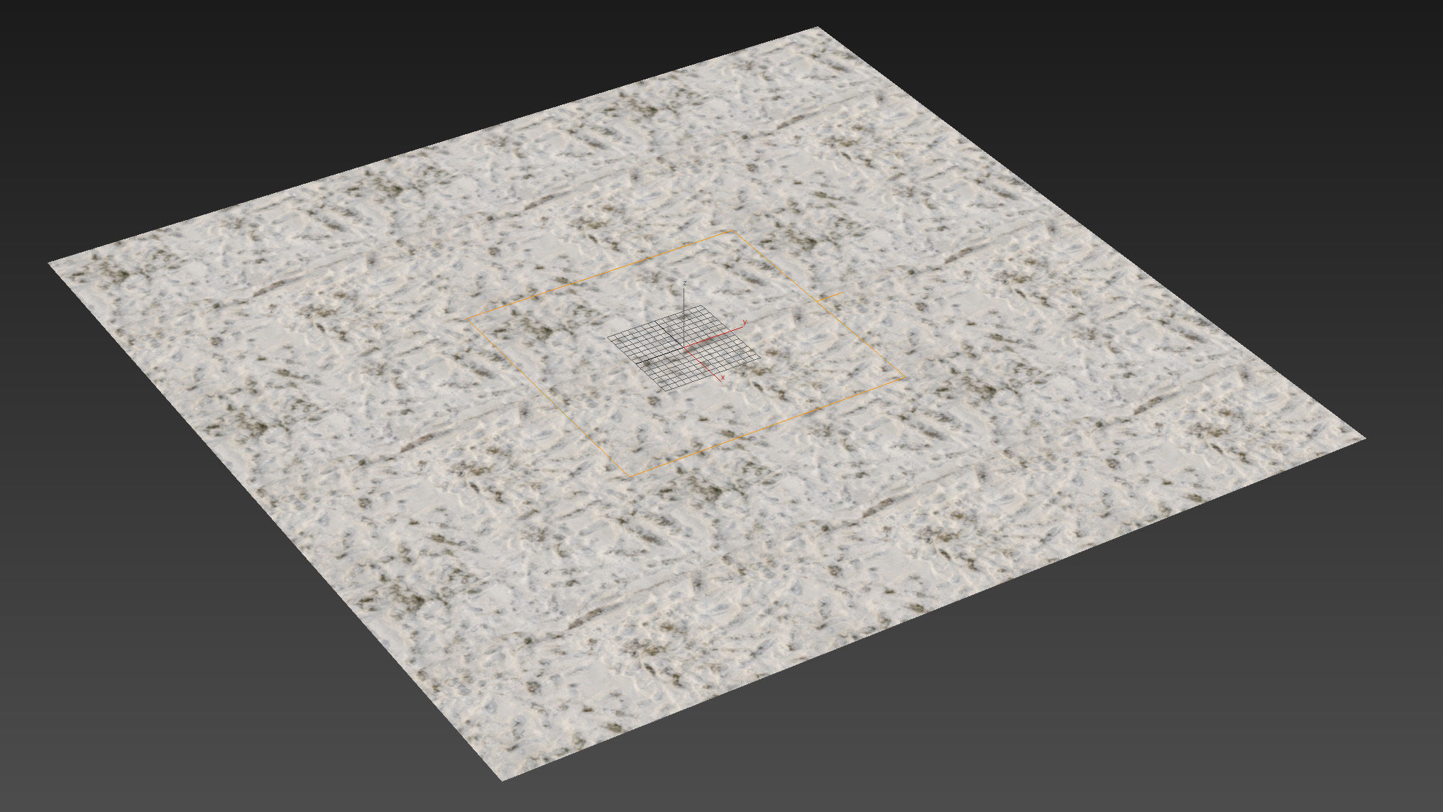8k seamless snow square material 02 Low-poly 3D model_8
