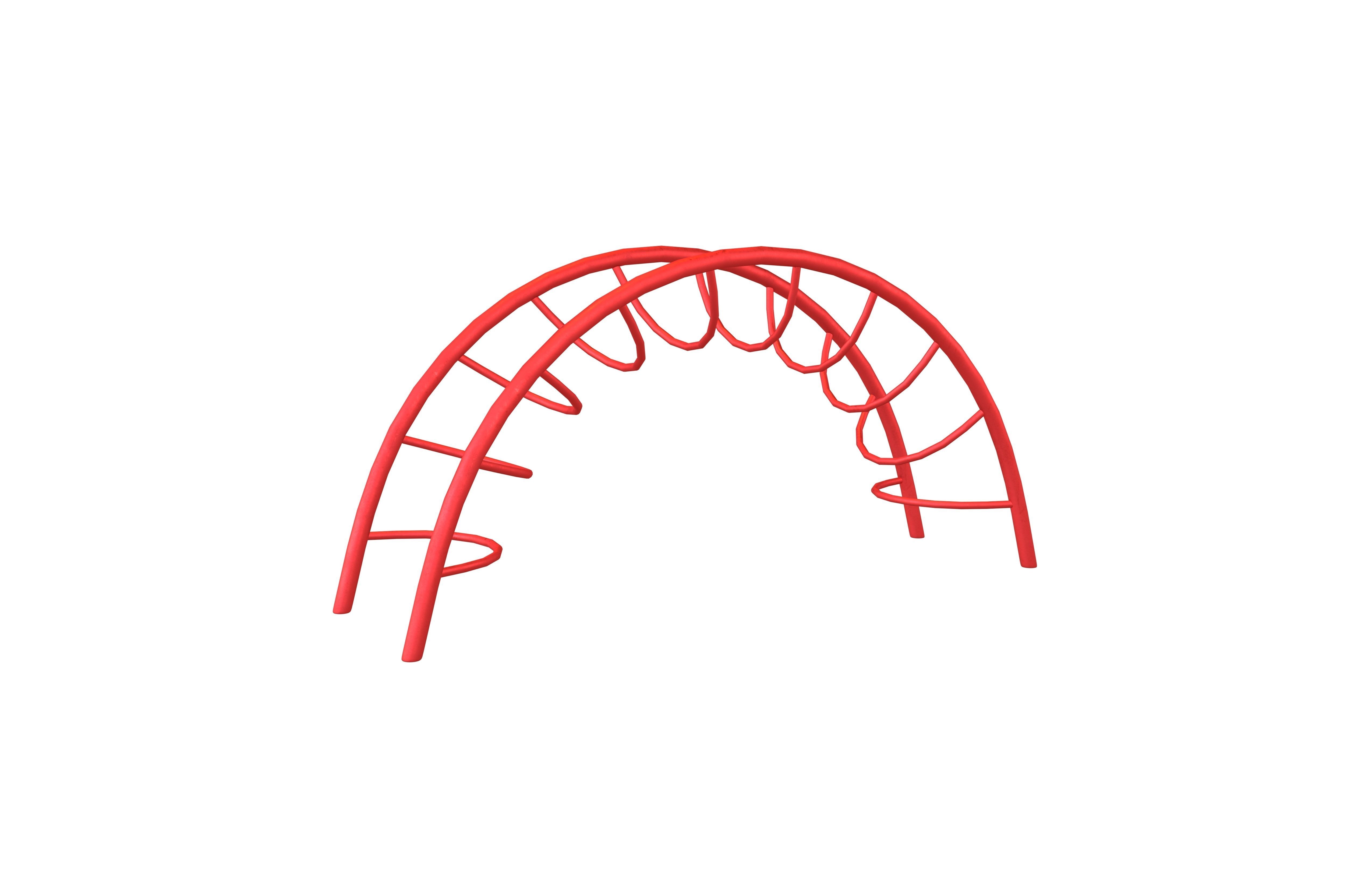 Half Moon Climber V1 Pack 01 Low-poly 3D model_2