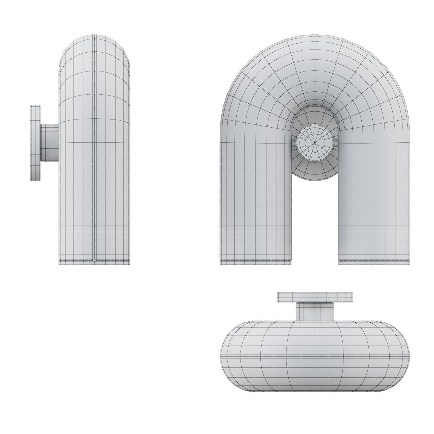 3D wall lamp - AGO Cirkus Wall Lamp 3D model_3