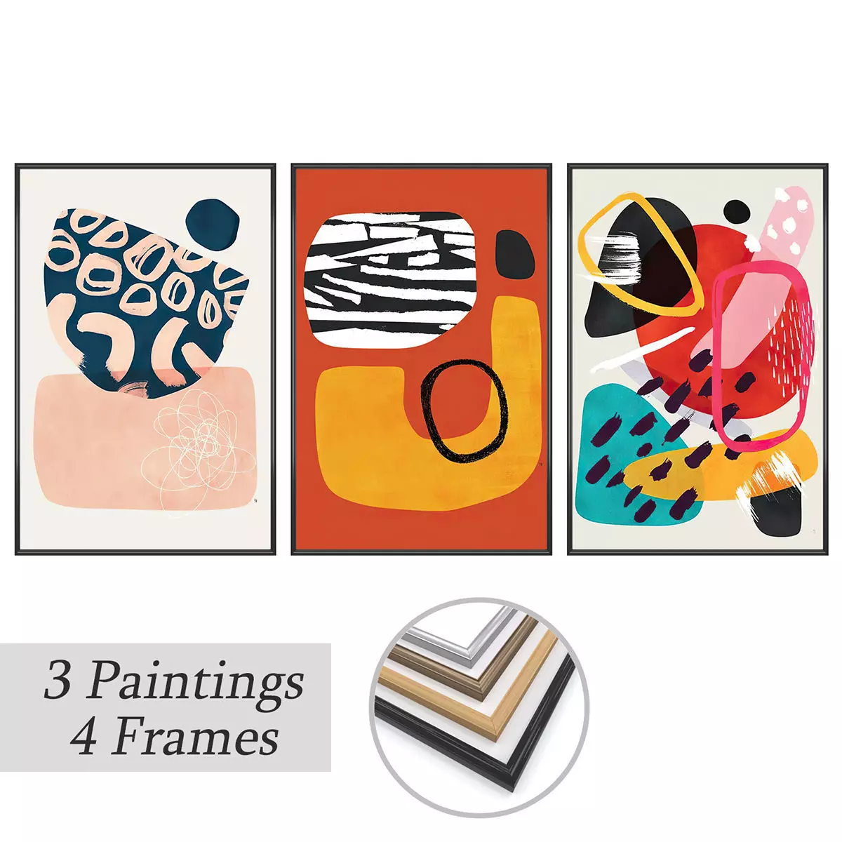 Wall Art Set 3876 3D model_0