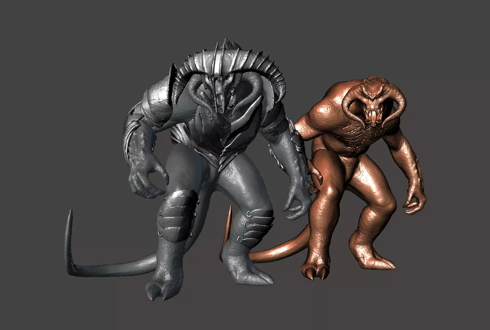 Armored Balrog LOTR Tar Goroth Shadow of War - Hi-Poly STL 3D print model_0