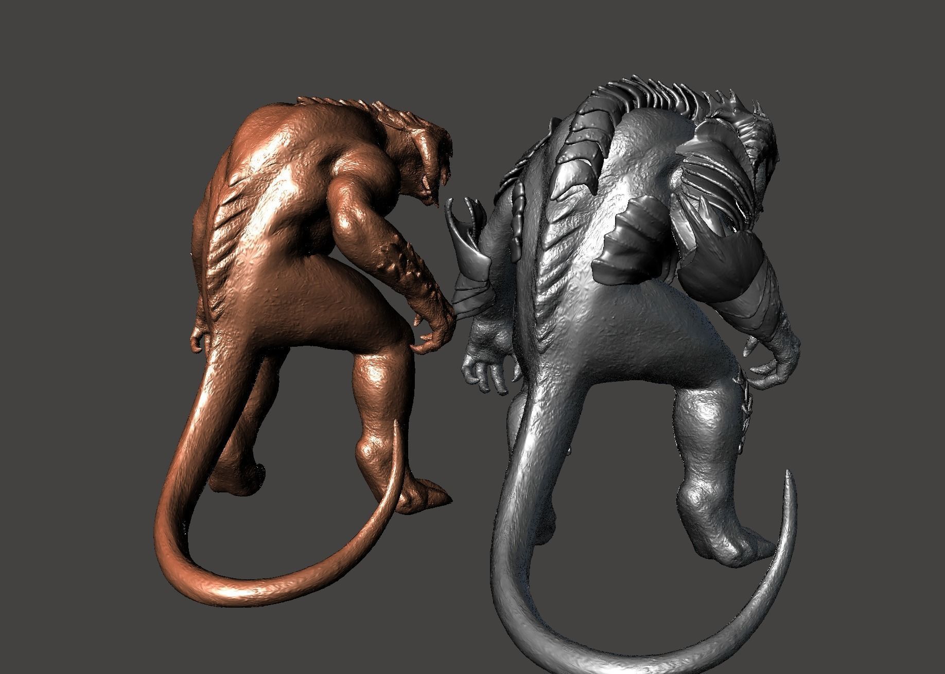 Armored Balrog LOTR Tar Goroth Shadow of War - Hi-Poly STL 3D print model_28