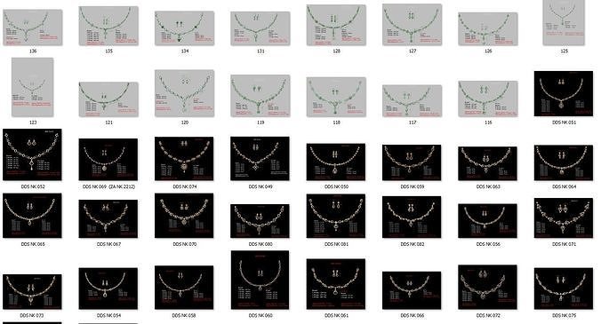 necklace  50  bulk  3dm files ready to print  part 05 3D print model