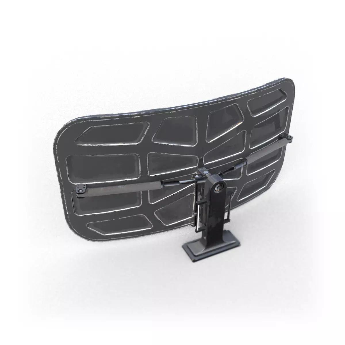 SciFi - Antenna Low-poly 3D model_0