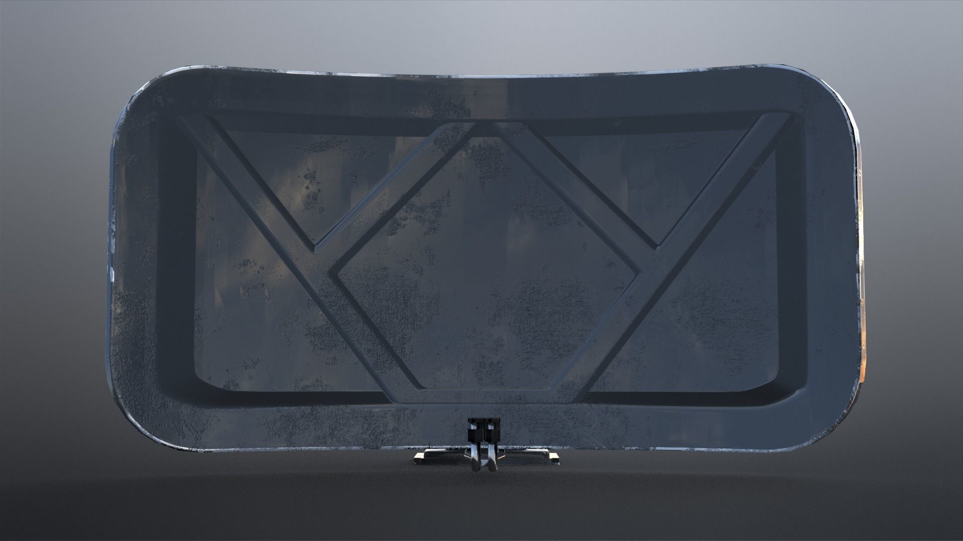 SciFi - Antenna Low-poly 3D model_9