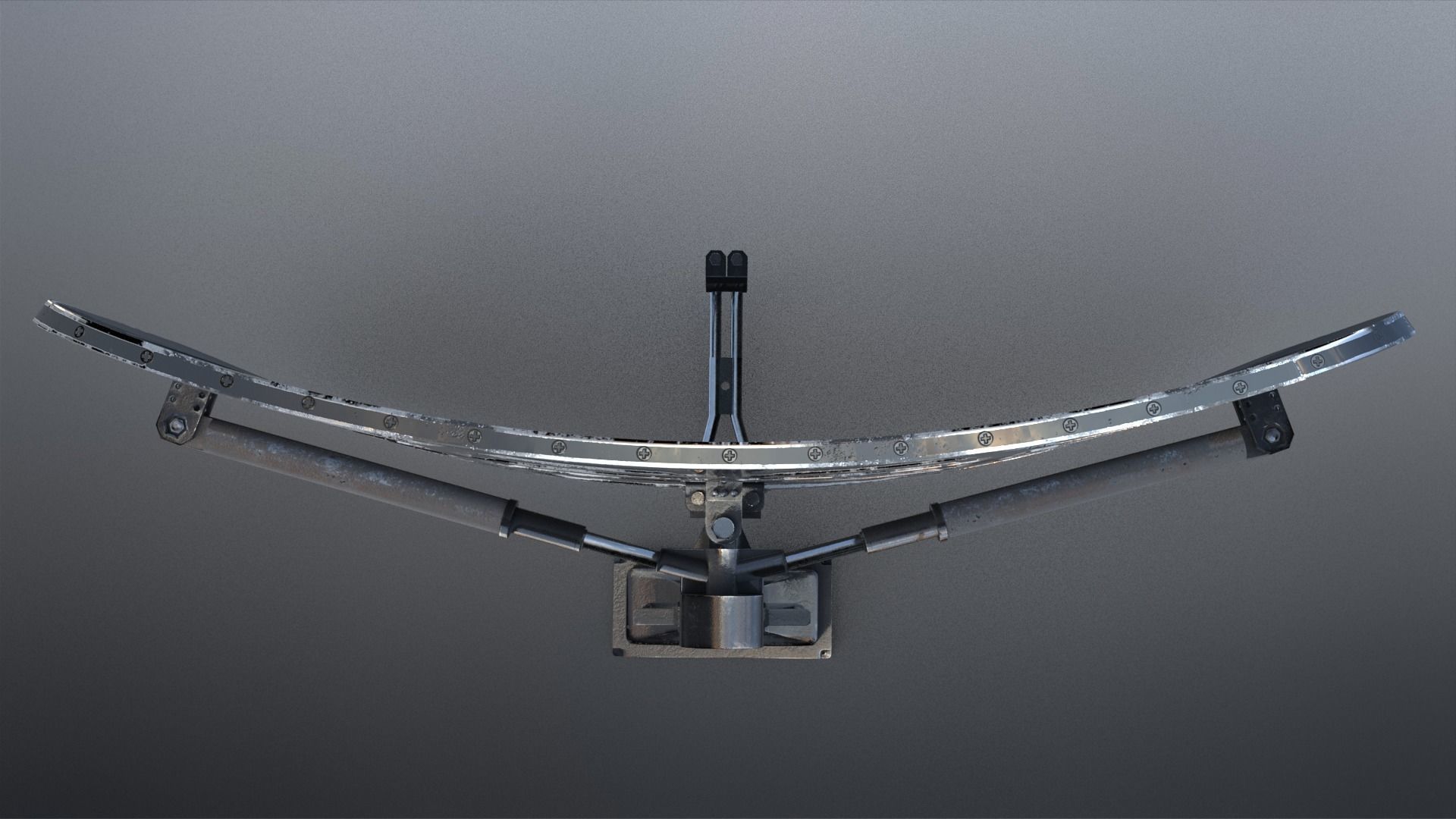 SciFi - Antenna Low-poly 3D model_5